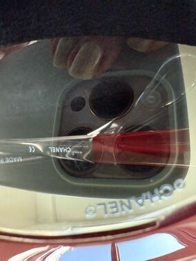 CHANEL Burgundy Frame Sunglasses- very rare